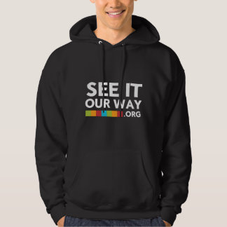 FBC Men's Black Hoodie with Colour Logo