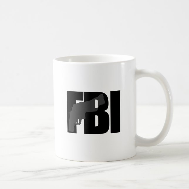 FBI Agent Federal Bureau of Investigation Coffee Mug (Right)