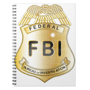 FBI Badge Notebook