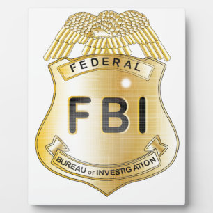 FBI Badge Plaque