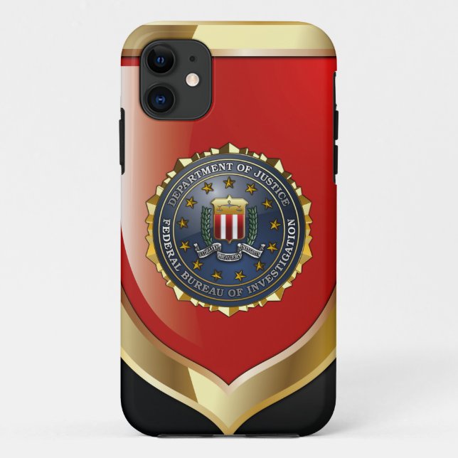 FBI Emblem Case-Mate iPhone Case (Back)