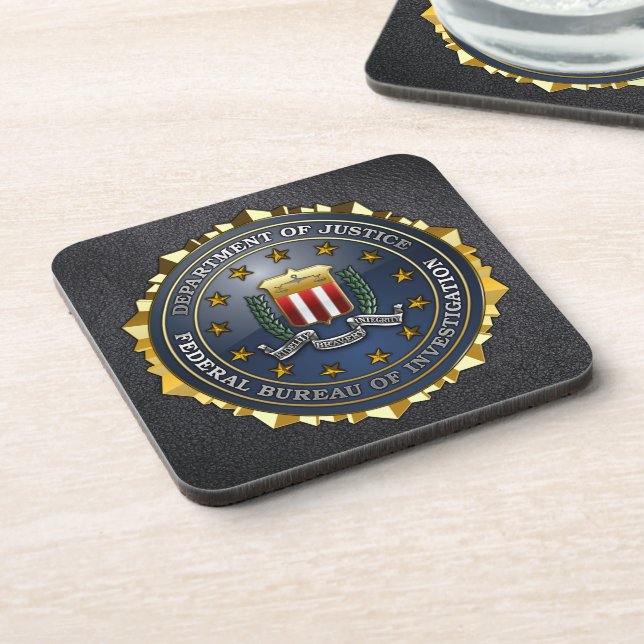 FBI Emblem Coaster (Left Side)