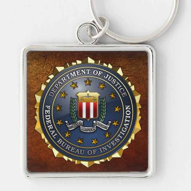 FBI Emblem Key Ring (Front)