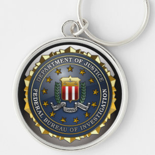 FBI Emblem Key Ring