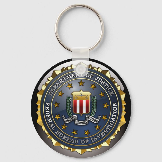 FBI Emblem Key Ring (Front)