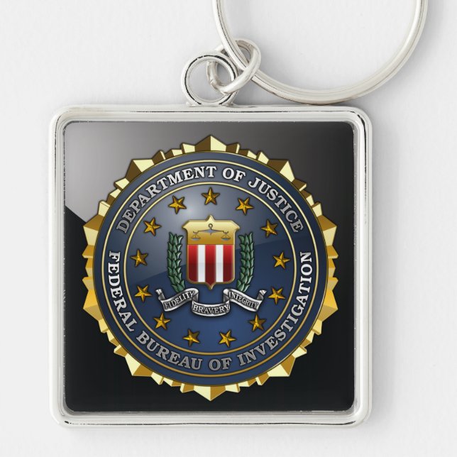 FBI Emblem Key Ring (Front)