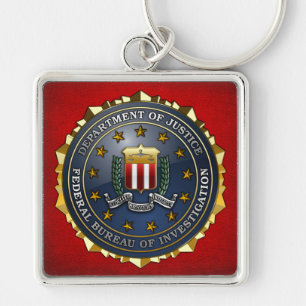 FBI Emblem Key Ring