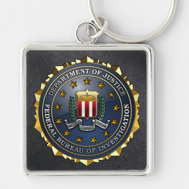 FBI Emblem Key Ring (Front)