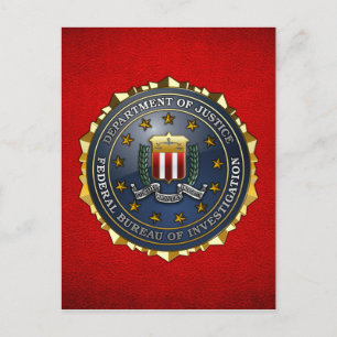 FBI Emblem Postcard