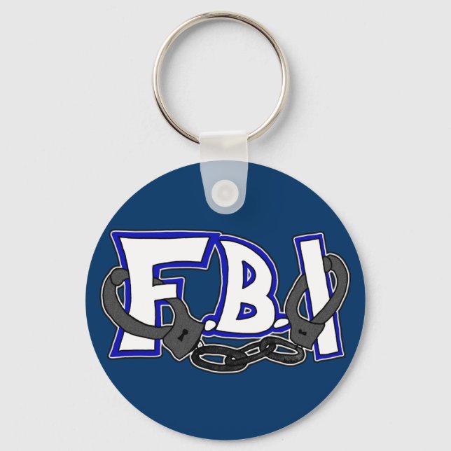 FBI Handcuffs Key Ring (Front)