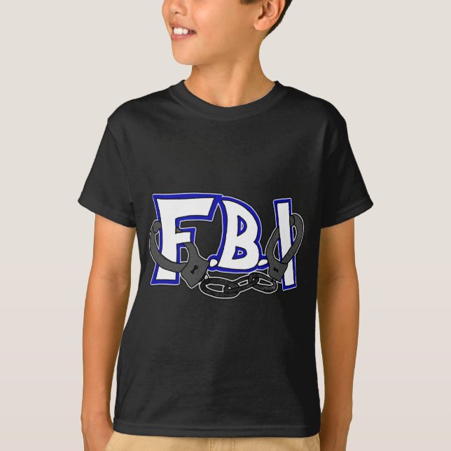 FBI Handcuffs T-Shirt (Front)