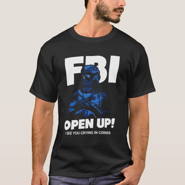 FBI Open Up! Personalised  T-Shirt (Front)