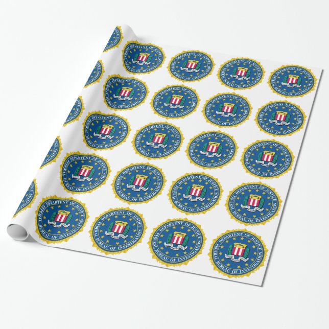 FBI Seal Wrapping Paper (Unrolled)