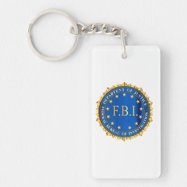FBI Spoof Seal Key Ring (Front)
