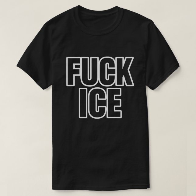 FC*K ICE Anti-ICE Protest Design –  T-Shirt (Design Front)