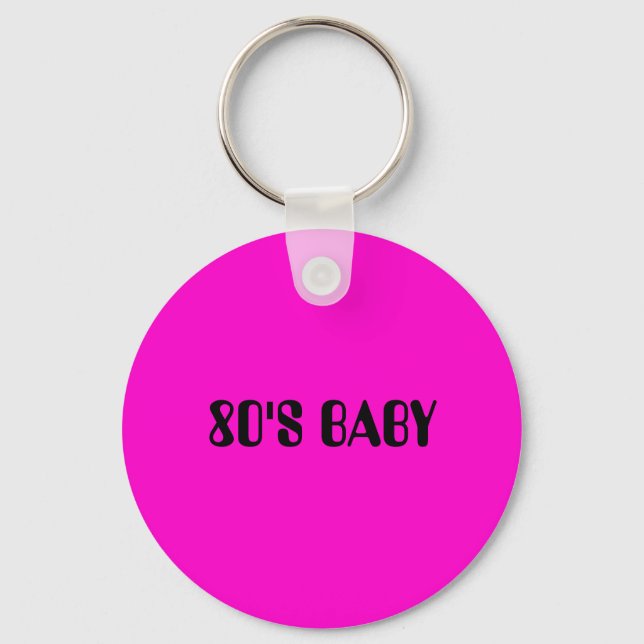 FCC "80'S BABY" KEYCHAIN BY BAGS (Front)