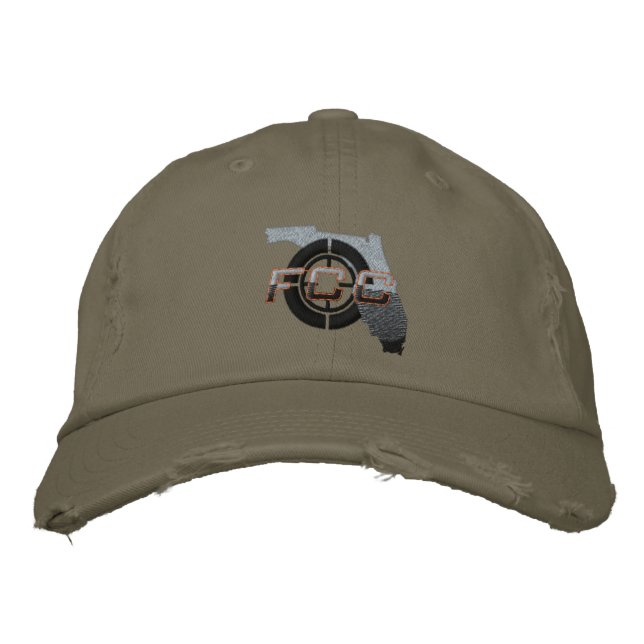 FCC Distressed Adjustable Cap (Front)