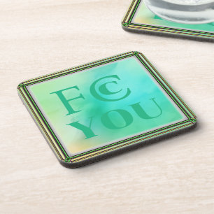 FCC YOU Beverage Coaster