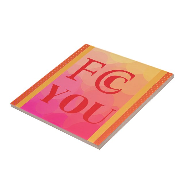 FCC YOU Ceramic Tile (Side)