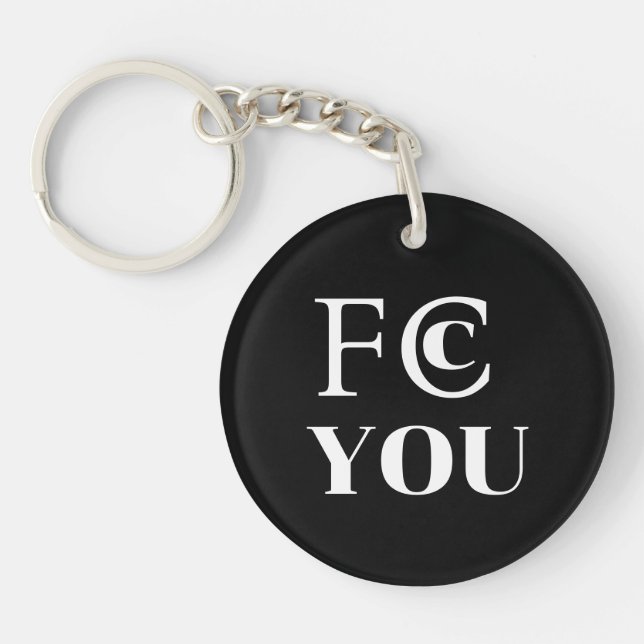 FCC YOU Keychain (Front)