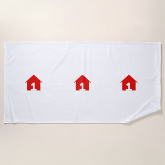 FCF Home Logo Regular Beach Towel