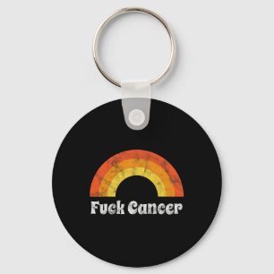 Fck Cancer Breast Cancer Awareness Gift Distressed Key Ring