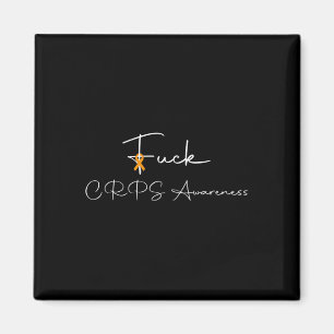 Fck Cancer Orange Ribbon Fun Crps Awareness Magnet