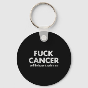Fck Cancer  Pink Breast Cancer Awareness  Key Ring