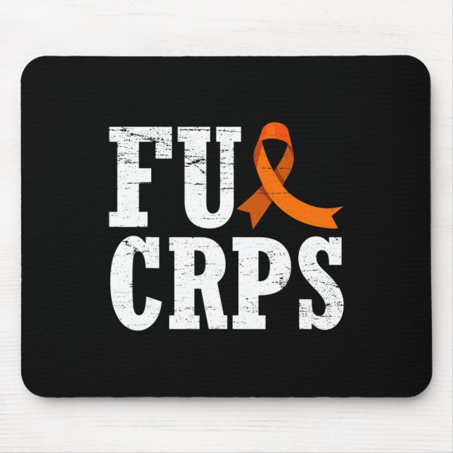 Fck Crps Warrior Supporter Rsd Crps Awareness  Mouse Pad (Front)