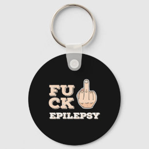 Fck Epilepsy - Fighter Warrior Awareness - Middle Key Ring