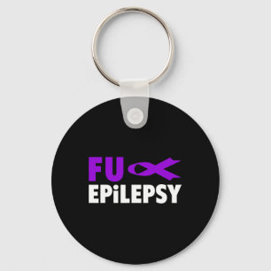 Fck Epilepsy  - Purple Day Epilepsy Awareness  Key Ring
