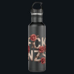 FCK NZS Flowery Against Right No Nazis Lgbtq   710 Ml Water Bottle<br><div class="desc">FCK NZS Flowery Against Right No Nazis Lgbtq  Woke Antifa No Pasaran</div>
