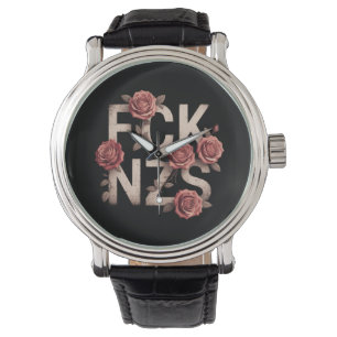 FCK NZS Flowery Against Right No Nazis Lgbtq+ Watch