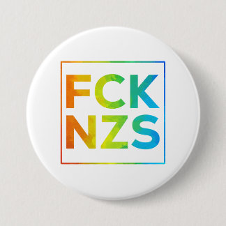 Fck NZS mit Rahmen 7.5 Cm Round Badge