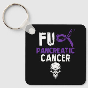 Fck Pancreatic Cancer Fighting Cancer Together Pur Key Ring