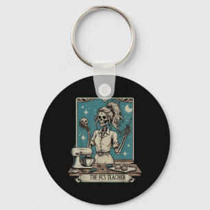 FCS Teacher Skeleton Halloween Family and Consumer Key Ring