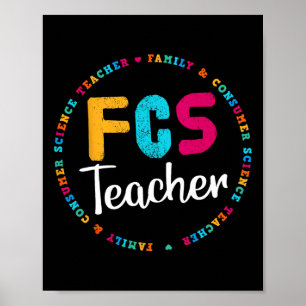 FCS Teacher Tee - Elective Teacher - FACS Teacher  Poster