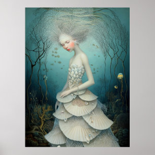 *~* FD2 3  Water Goddess Fantasy Sea Mermaid  Poster