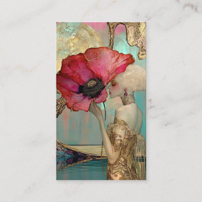 *~* *~* FD2 Nouveau Fantasy Ethereal Dreamlike 18 Business Card (Front)