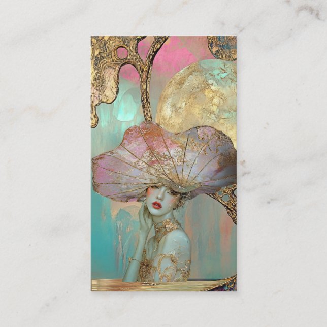 *~* *~* FD2 Nouveau Fantasy . Ethereal Dreamlike 6 Business Card (Front)