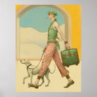 FD2 Suitcase Colourful Boho MAN Dog 33
