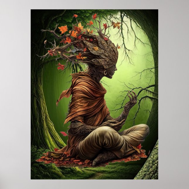 *~* FD3 28  Enchanting WOMAN Earth l Keeper  Poster (Front)