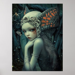 *~* FD3 Magical  Forest Nymph Fantasy 13 Poster