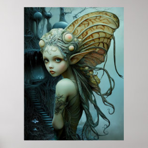 *~* FD3 Magical  Forest Nymph Fantasy 6 Poster