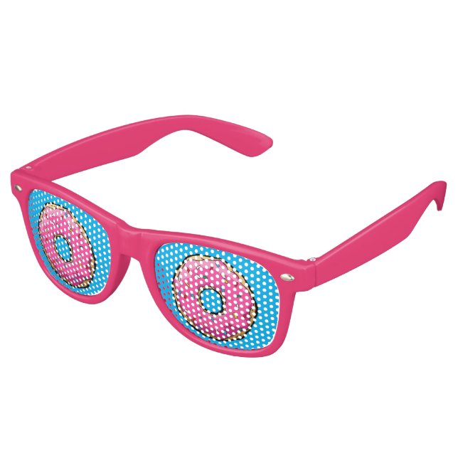 FD Pink Doughnut Party Glasses (Angled)