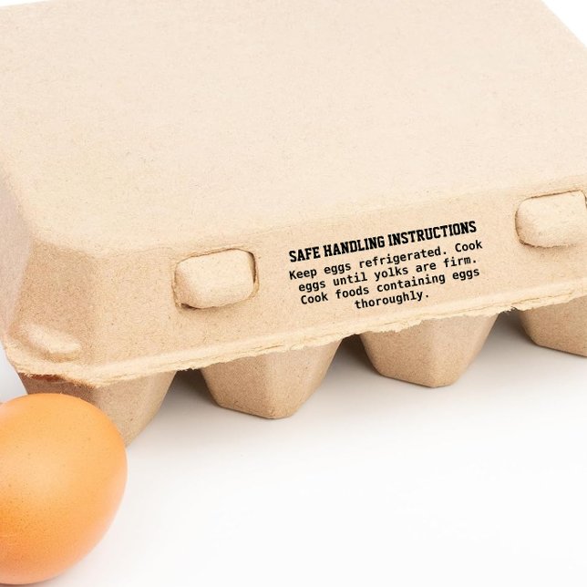  FDA approved egg stamp | Safe Handling Egg  (Creator Uploaded)