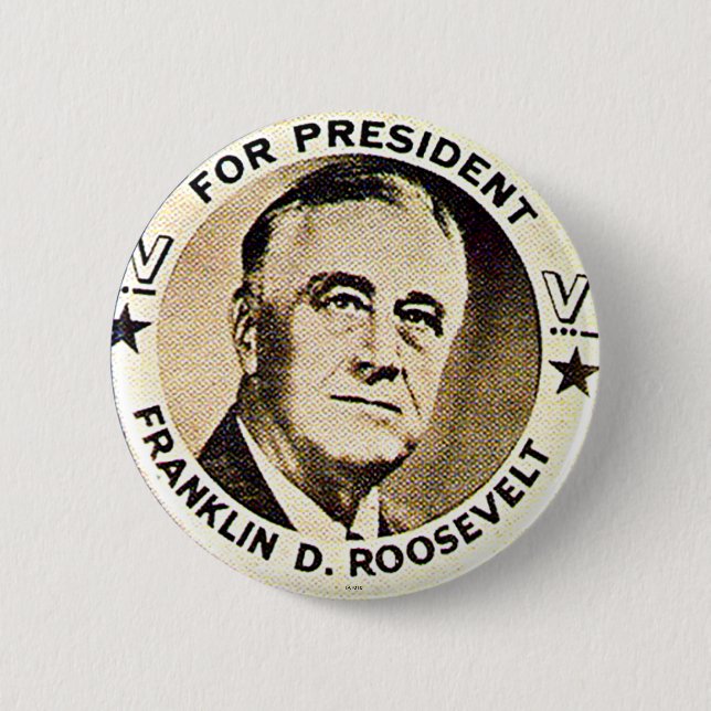 FDR 1940 - Button (Front)