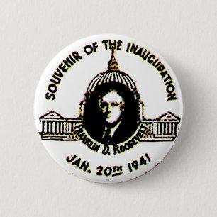 FDR-'41 Inauguration - Button