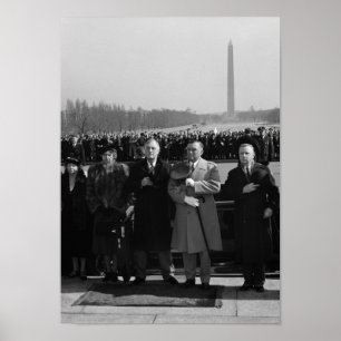 FDR Honoring Abraham Lincoln - 1940 Poster
