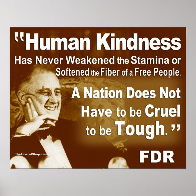 FDR Human Kindness Poster (Front)